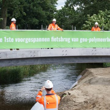 Toegepast beton voor Dommelse fietsbrug 60% duurzamer