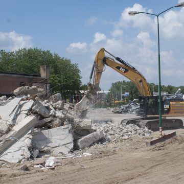 Terrein gereedmaken voor nieuwbouw