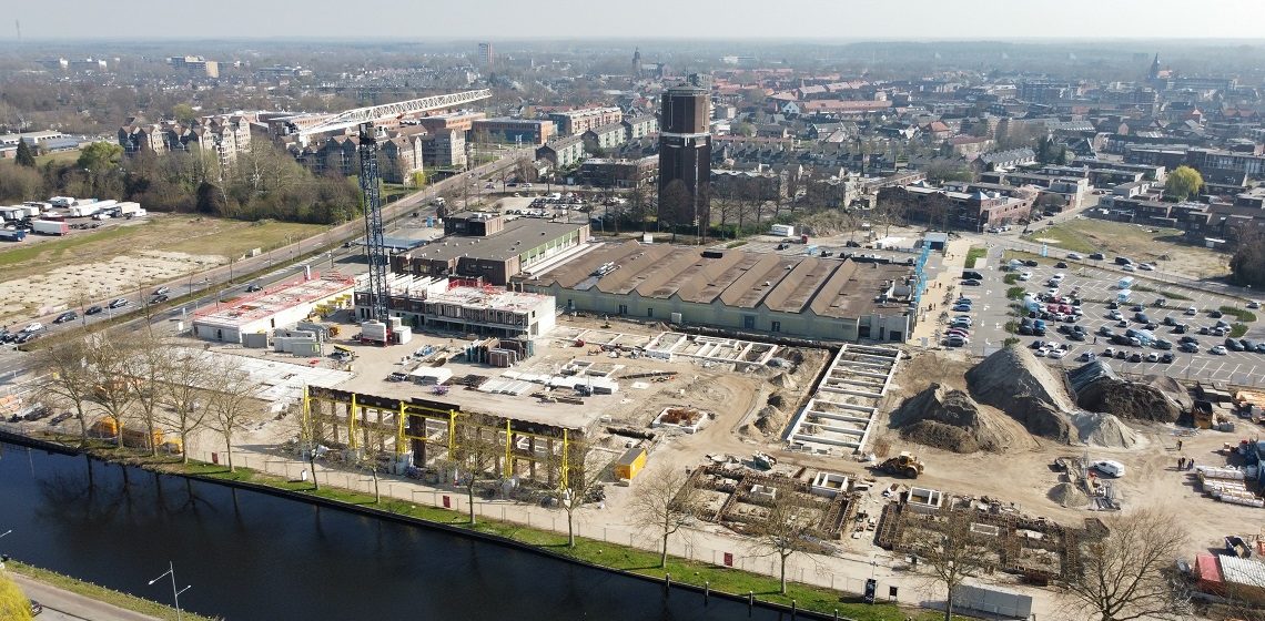 grondwerk voor nieuwbouw Oranjekade